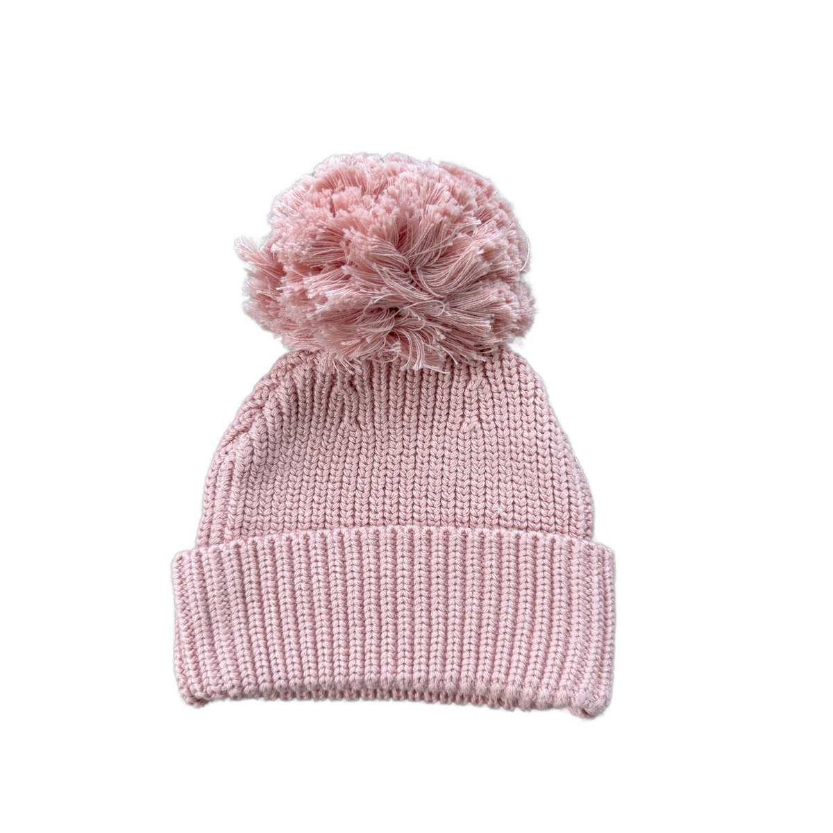 Knit Pom Hat- Misty Rose by babysprouts