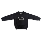 Knit Sweater- Hello by Babysprouts