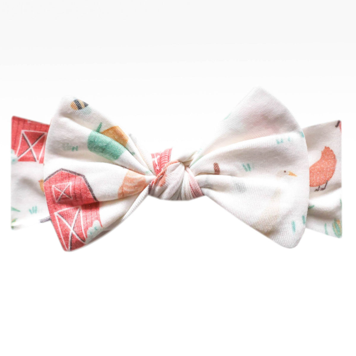 Knit Headband Bow in Farmstead by Copper Pearl