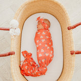 Knit Swaddle Blanket- Elmo by Copper Pearl