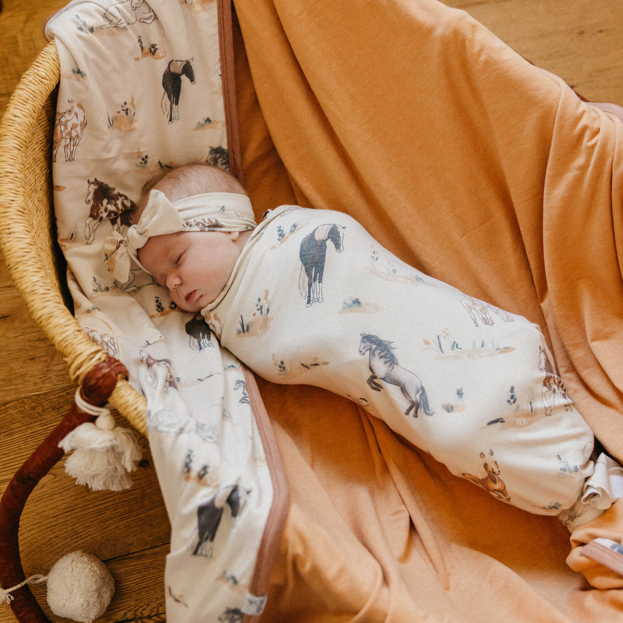 Knit Swaddle Blanket- Montana by Copper Pearl