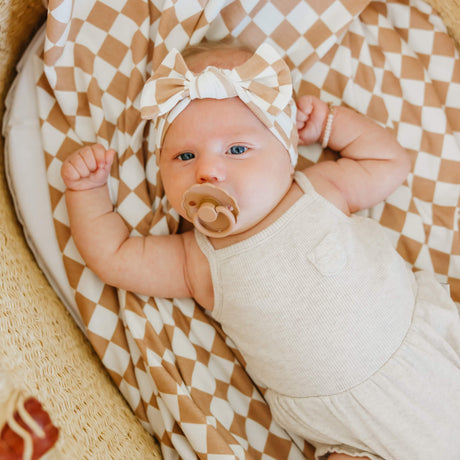 Knit Swaddle Blanket- Rad by Copper Pearl