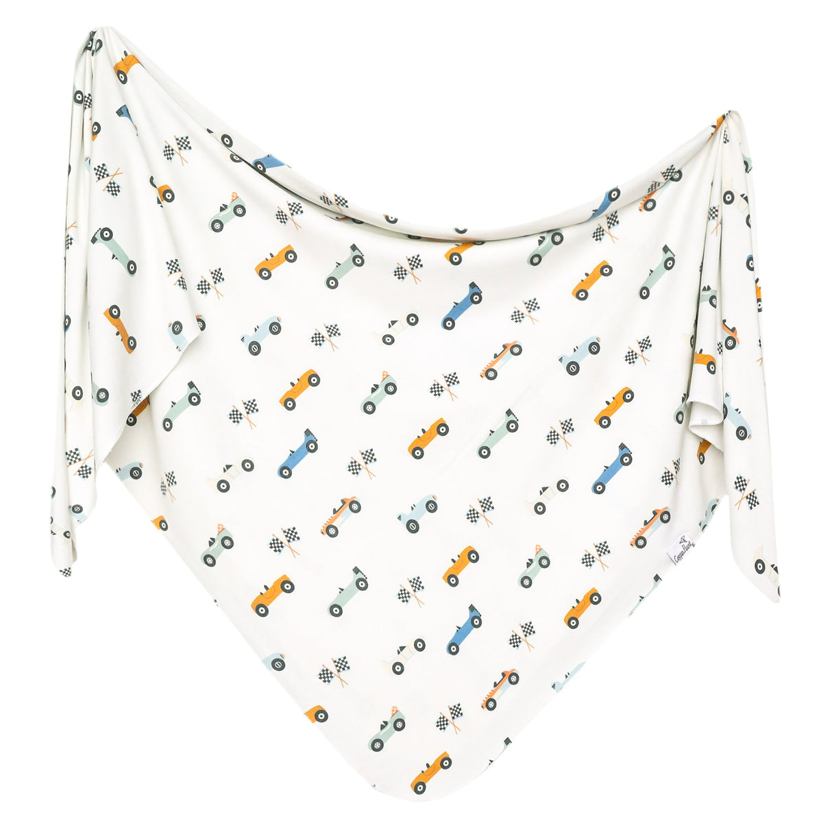 Knit Swaddle Blanket-Speedster by Copper Pearl