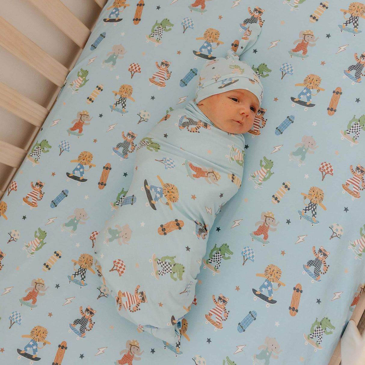 Knit Swaddle Blanket-Tanner by Copper Pearl