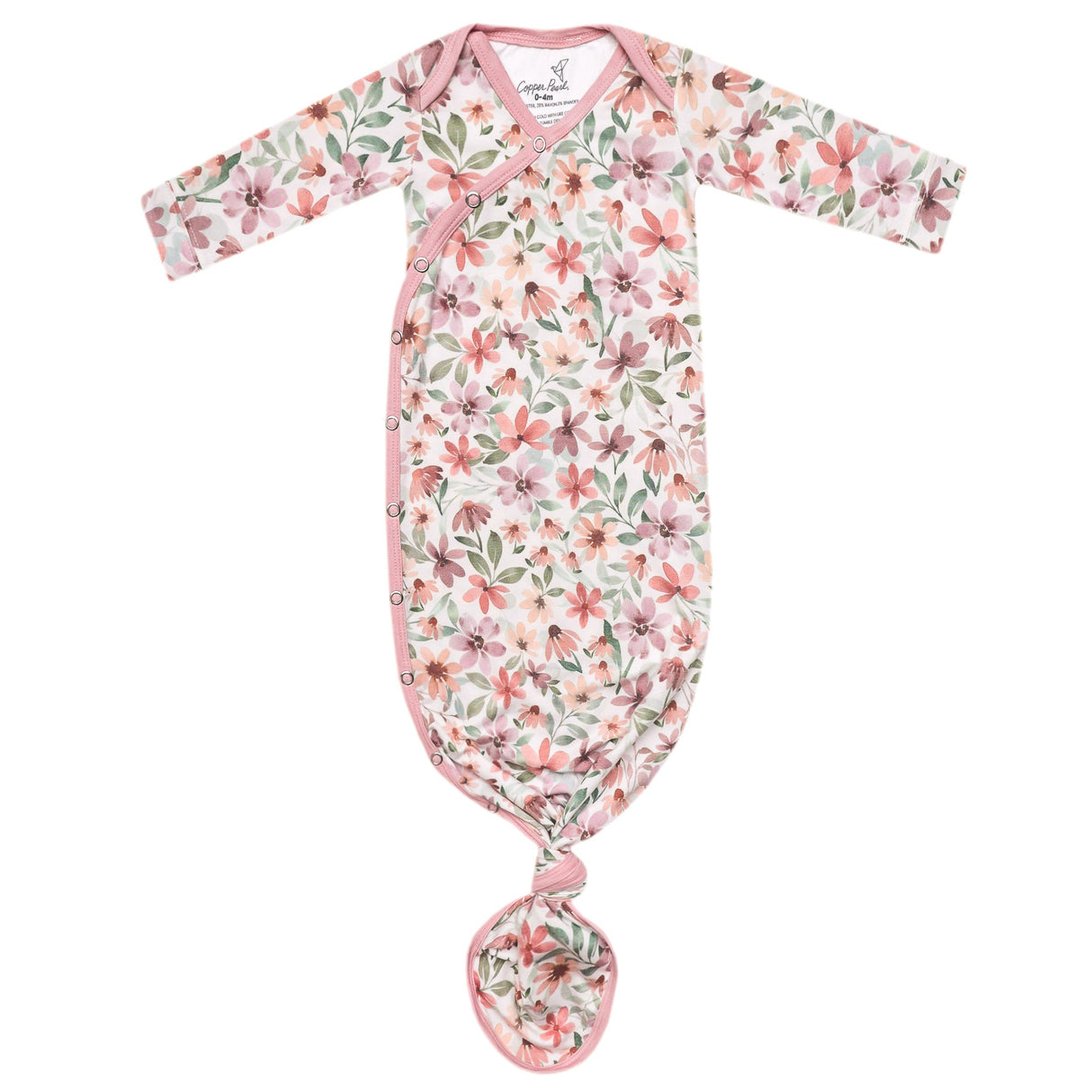 Newborn Knotted Gown- Natalie by Copper Pearl