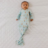 Newborn Knotted Gown- Tanner by Copper Pearl