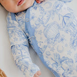 Bamboo Newborn Knotted Gown- Vintage Carnival by Copper Pearl