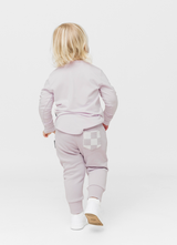 Checkered Pocket Jogger - Lavender by Little Bipsy
