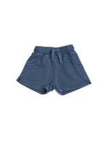 Sweatshort - Navy Wash by Little Bipsy