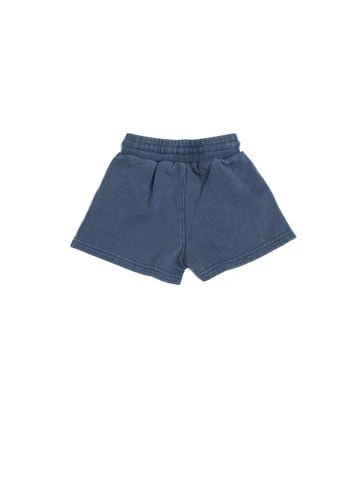 Sweatshort - Navy Wash by Little Bipsy