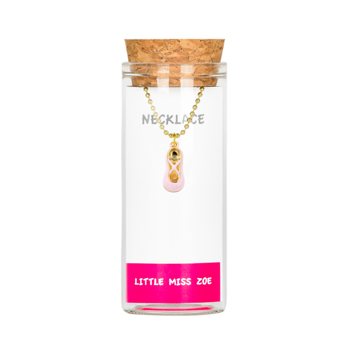Ballet Shoe Necklace in a Bottle by Little Miss Zoe