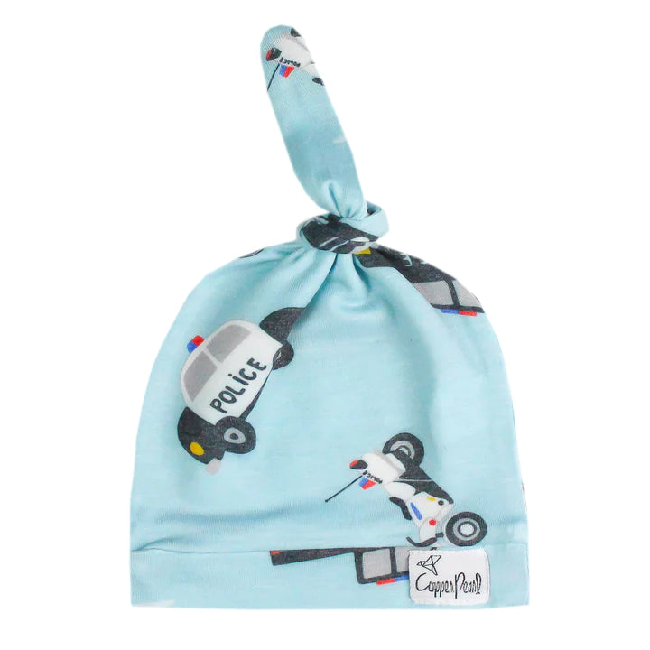 Top Knot Hat 0-4M in Leo by Copper Pearl