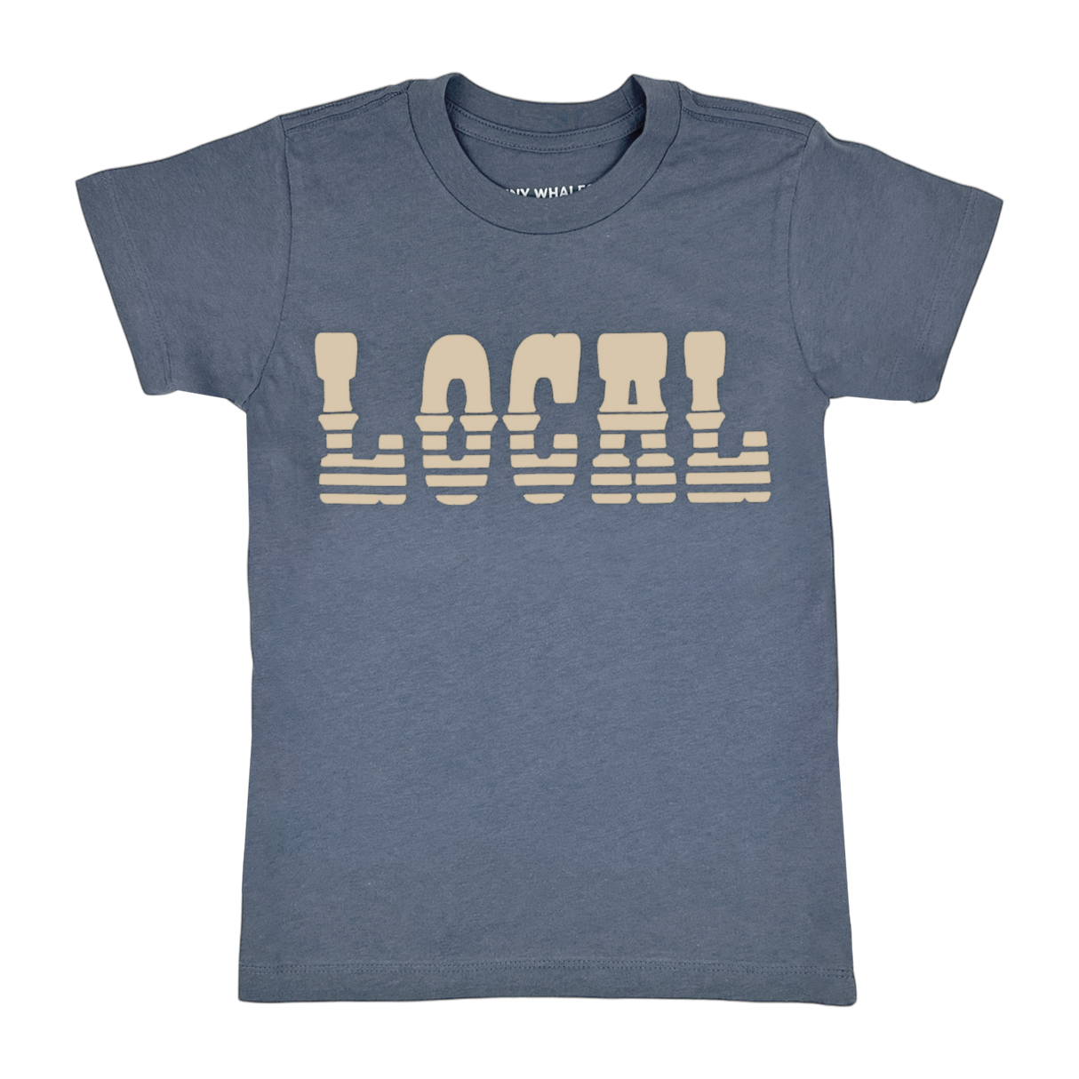Blue & Tan LOCAL Tee by Tiny Whales