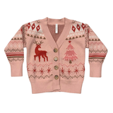 Jacquard Christmas Knit Sweater- Reindeer by Babysprouts