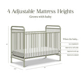 Namesake Abigail 3-in-1 Convertible Crib