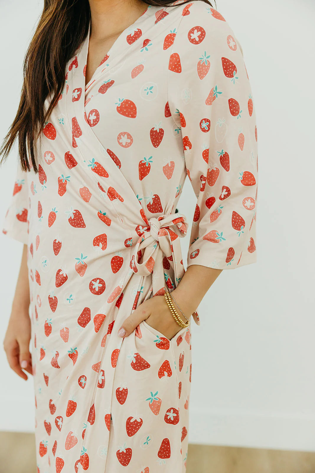 Women's Everyday Robe - Strawberry by Copper Pearl