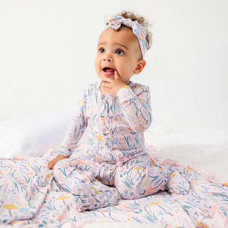 Modal Footie- Shrooms + Blooms by Magnetic Me