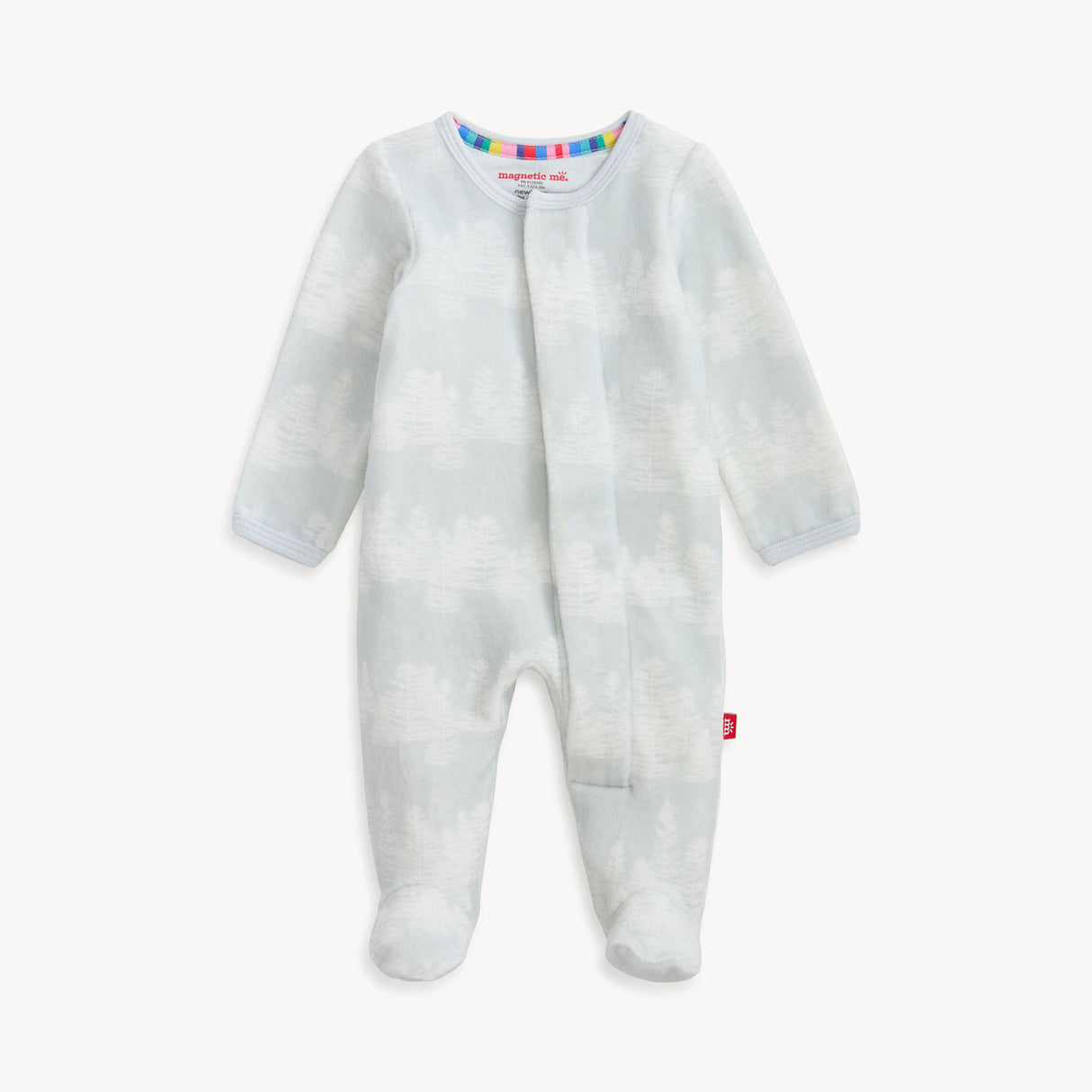 Magnetic Velour Footie- Birch Trees by Magnetic Me