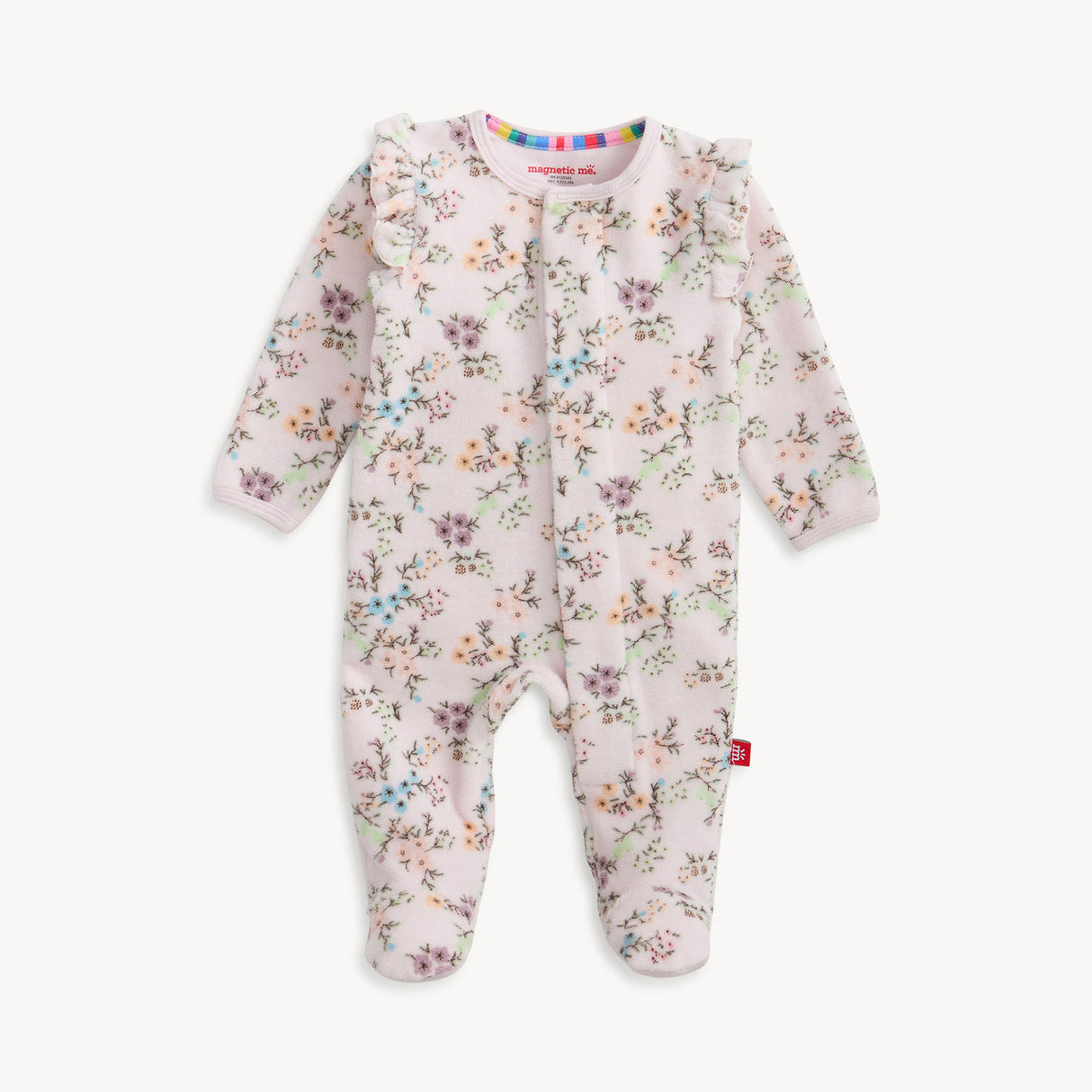 Magnetic Velour Footie- Emily by Magnetic Me