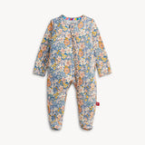 Modal Ruffle Footie- Flora by Magnetic Me