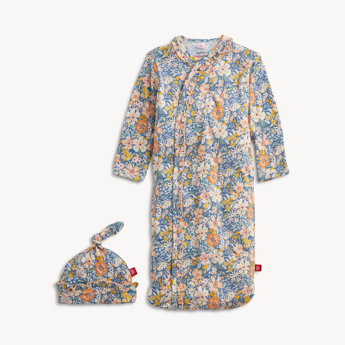 Magnetic Gown & Hat Set- Flora by Magnetic Me