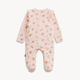Magnetic Footie- Floral Velour by Magnetic Me