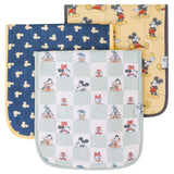 Premium Burp Cloths- Mickey Mouse and Friends by Copper Pearl