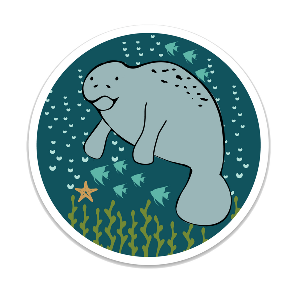 Lucy's Room Manatee Sticker by Emerson and Friends