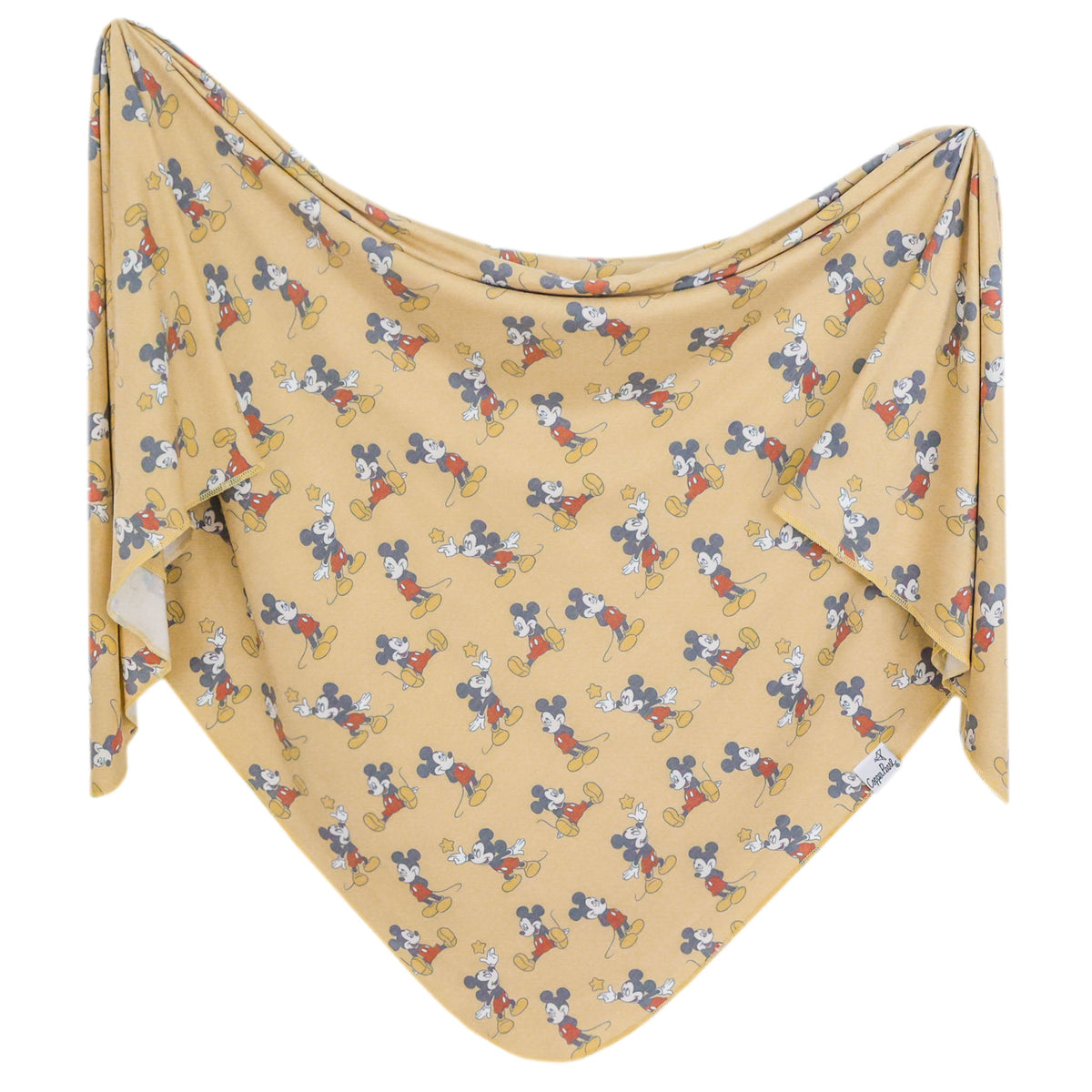 Knit Swaddle Blanket in Mickey Mouse by Copper Pearl