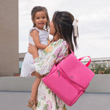 Hot Pink Mini Classic Diaper Bag II by Freshly Picked