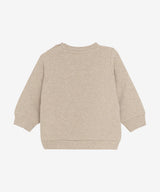 Baby Sweater Christmas Doggie Brown Melee by Minymo