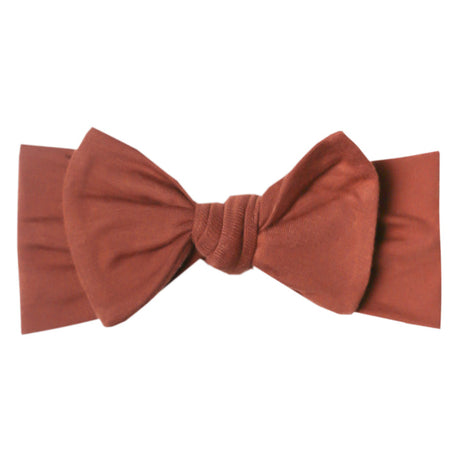 Knit Headband Bow by Copper Pearl