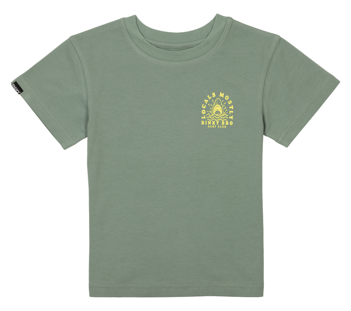 Mostly Tee in Green by Binky Bro