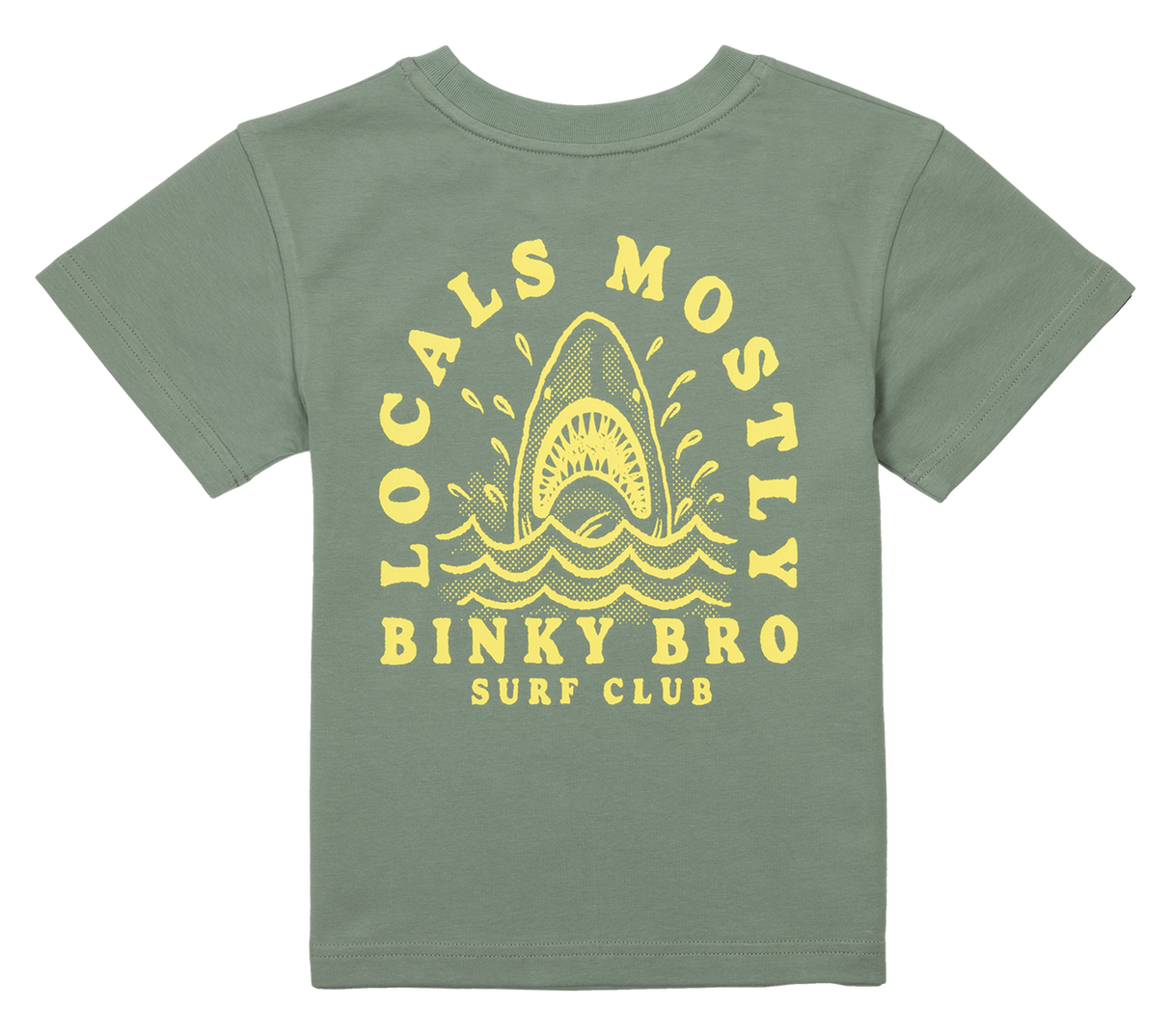Mostly Tee in Green by Binky Bro