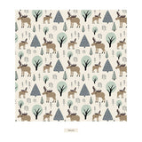 Print L/S Pajama Set- Natural Forest Moose by Kickee Pants