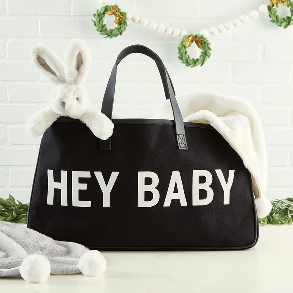 Canvas Tote- Hey Baby by Stephan Baby