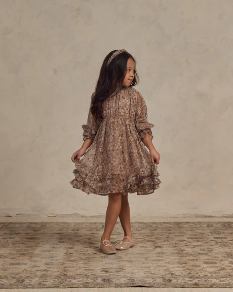 Mirabelle Dress in Autumn Garden by Noralee