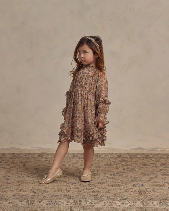 Mirabelle Dress in Autumn Garden by Noralee