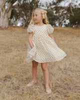 Luna Dress || Flocked Daisy by Noralee