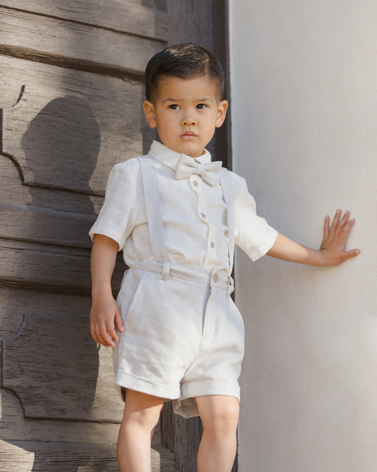 Suspender Short | Powder Blue by Noralee