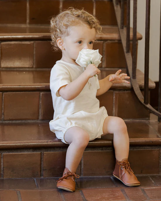 beau romper || natural by Noralee