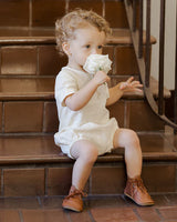 beau romper || natural by Noralee