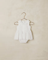 Georgia Romper- White by Noralee