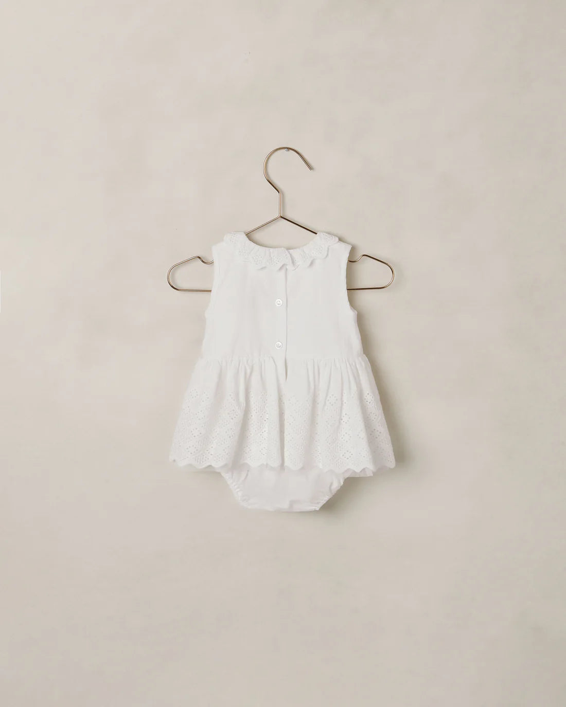 Georgia Romper- White by Noralee