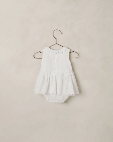 Georgia Romper- White by Noralee