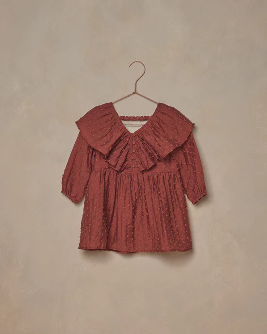 Claudette Dress in Berry by Noralee – Pi Baby Boutique