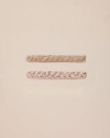 baby headband, set of 2 || midsummer floral + antique by Noralee