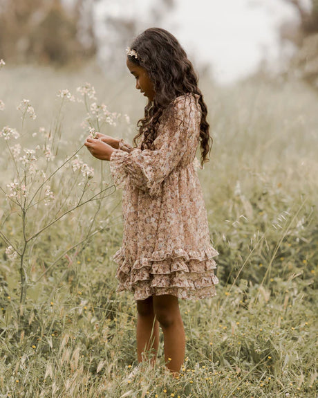 Mirabelle Dress in Autumn Garden by Noralee