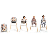 Nuna BRYN High Chair + Newborn Rocker Seat