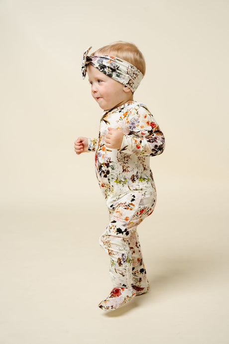 Nellie Zipper Footie by Lou Lou & Company